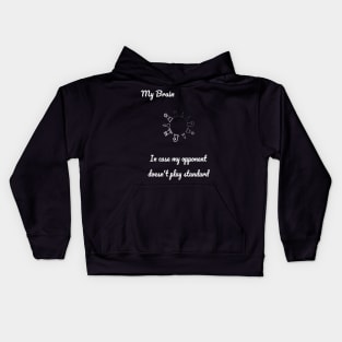 Funny chess quotes Kids Hoodie